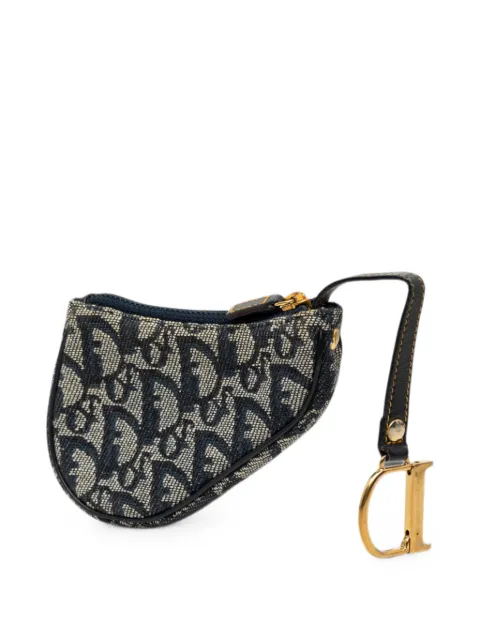 Christian Dior Pre-Owned 2002 Diorissimo Trotter Saddle coin pouch Blue 4XF925NSZT4UOBH0
