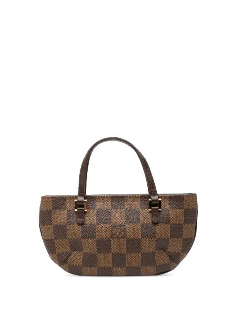 Louis Vuitton Pre-Owned 1990-2010 Damier Ebene Manosque Pochette handbag Brown 4O7KQ6U4UN4X95GH