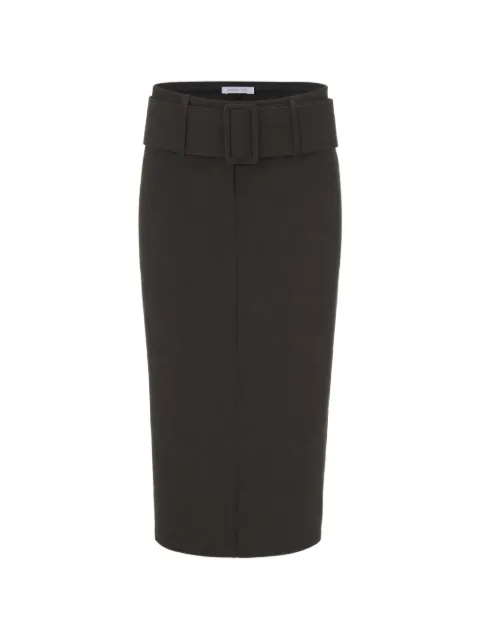 Patrizia Pepe belted pencil midi skirt Green 8G0128C8001