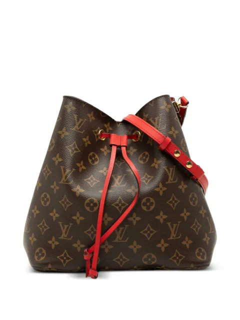 Louis Vuitton Pre-Owned 2018 Monogram Neonoe MM bucket bag Brown 8RY3SG7W3M7FRO60