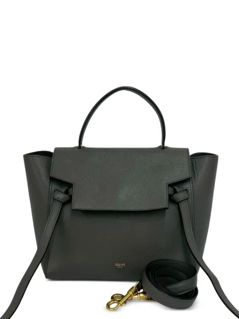Celine Pre-Owned 2019 Micro Grained Calfskin Belt Bag satchel Grey AQGI1RZ8X8WMYYQU