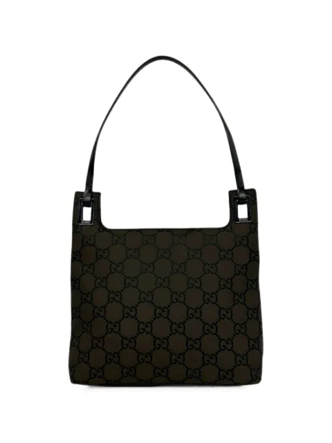 Gucci Pre-Owned 20th Century GG Nylon shoulder bag Brown 1ZFAL1EQHWQA611O