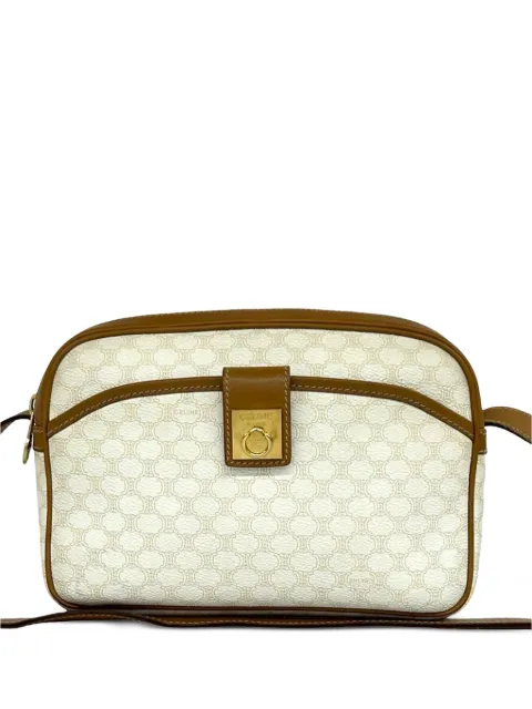 Celine Pre-Owned 2010 Triomphe Coated Canvas crossbody bag White P6RHPGUDOTZNB9C5