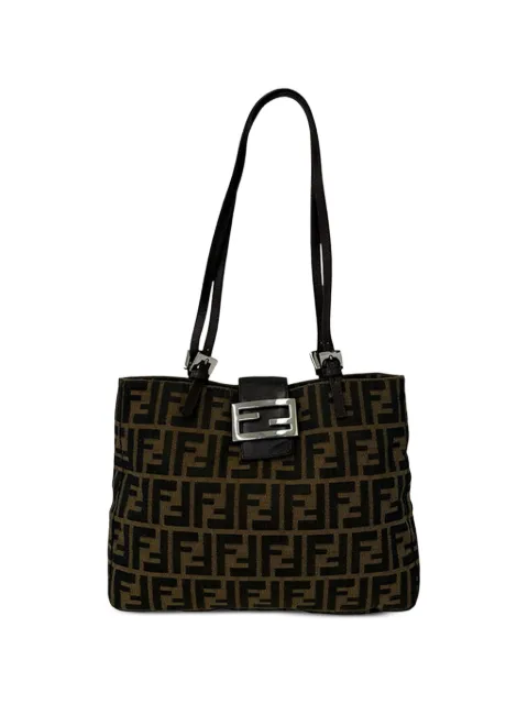 Fendi Pre-Owned 2000-2010 Zucca Canvas tote bag Brown 3U72I24O13K78JZI