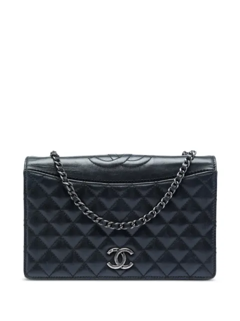 CHANEL Pre-Owned 2015-2016 Small Quilted Calfskin Ballerine Flap crossbody bag Black KC2S53AAH7MEGH3V