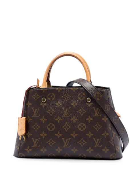 Louis Vuitton Pre-Owned 2015 Monogram Montaigne BB satchel Brown 66WGUU8O56W83BPG