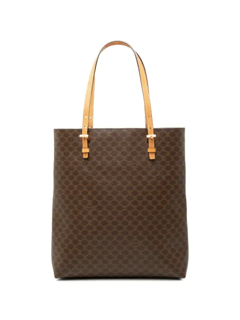 Celine Pre-Owned 2000 Macadam Coated Canvas tote bag Brown KKT2VKIRBTZH1XHP