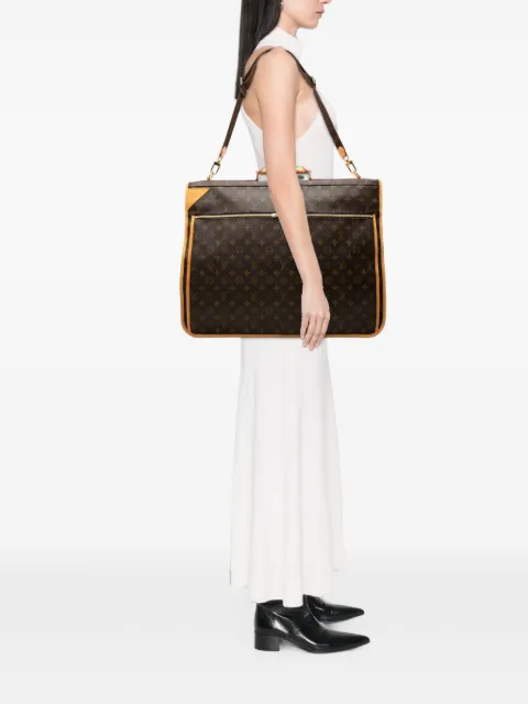 Louis Vuitton Pre-Owned 2006 Monogram Portable Cabin Garment Bag travel bag Brown CZI6I4D8ZXCEN7GH