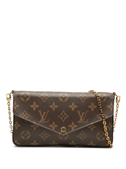 Louis Vuitton Pre-Owned 2020 Monogram Pochette Felicie crossbody bag Brown AZELVGGBPFMU7W9D
