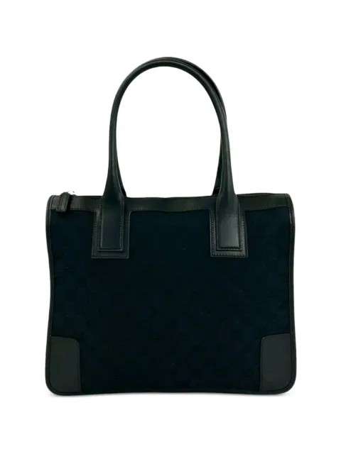 Gucci Pre-Owned 2000-2015 GG Canvas handbag Black 16OQ7TRIMA1U82AK