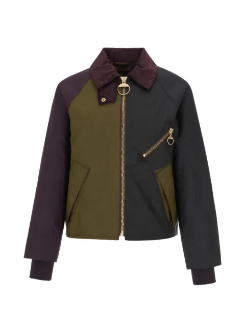 Barbour Arlene waxed Jacket Green LWX1482LWXOL33