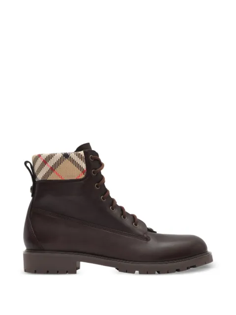 Burberry leather Durham boots Brown 8132858