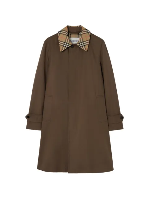 Burberry mid-length gabardine car coat Brown 8132359