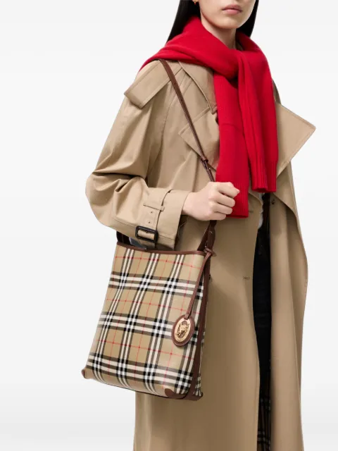 Burberry small Check shoulder bag Neutrals 8132840