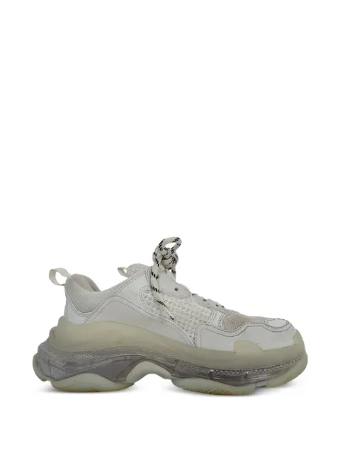 Balenciaga Pre-Owned Triple S Clear Sole sneakers White BAPUGBSH784950M
