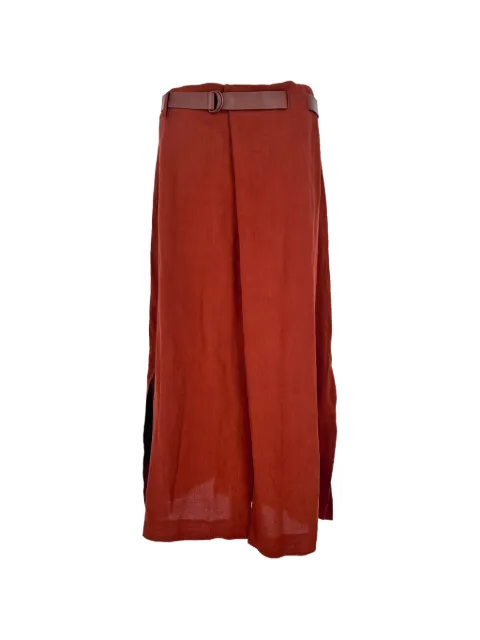 Max Mara belted skirt Red RFCPUGBCL783146W