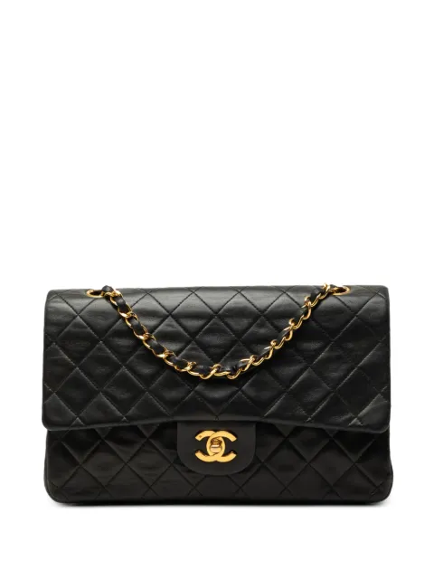 CHANEL Pre-Owned 1994-1996 Medium Classic Lambskin Double Flap shoulder bag Black RS5FPWEMORLJB8MT