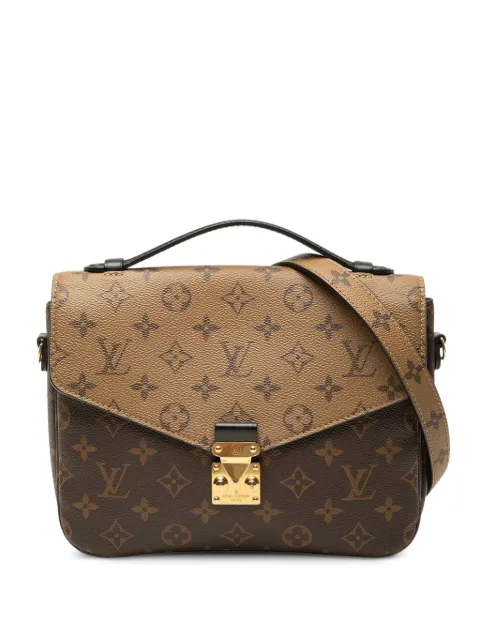 Louis Vuitton Pre-Owned 2020 Monogram Reverse Pochette Metis satchel Brown JB5YZCFRMRWFMALJ