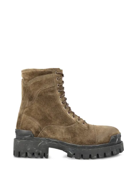 Balenciaga combat Strike boots in olive Green 873536WCB43