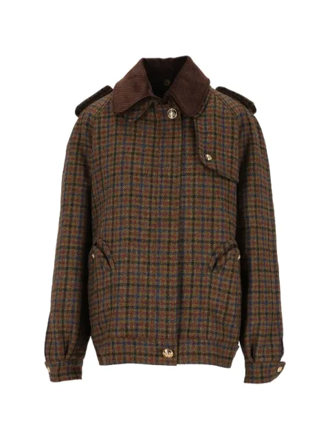Blazé Milano Amandira Chausie check jacket Green JKSTC01IOAMN