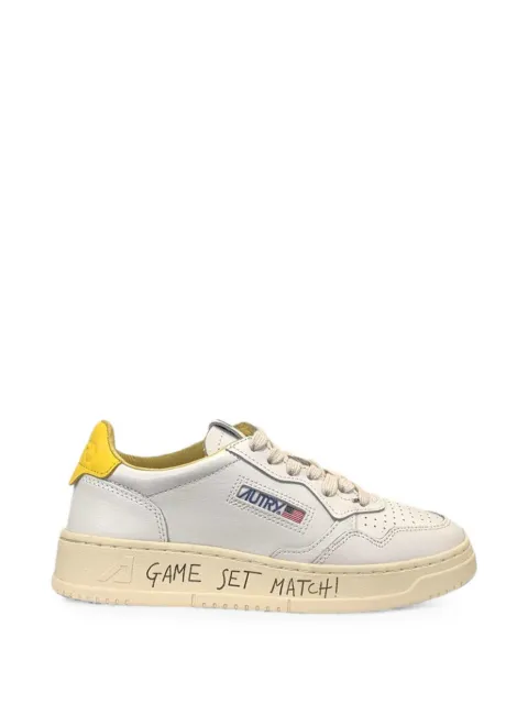 Autry Medalist perforated leather sneakers White AULWML07