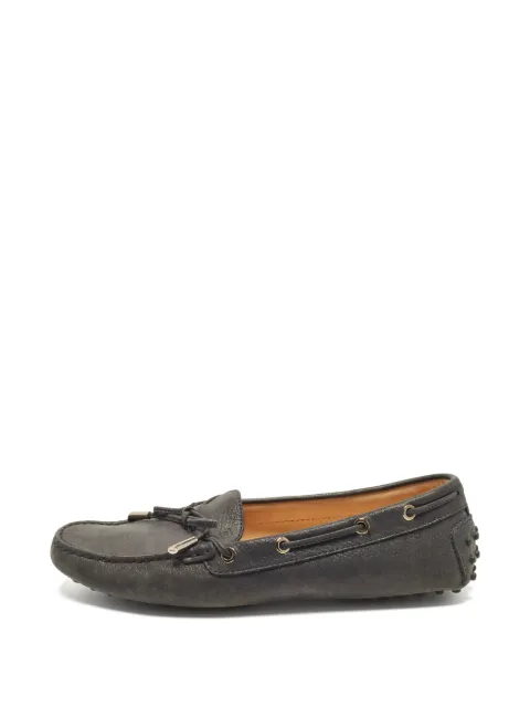 Tod's Vintage Gommino nubuck loafers Blue 1397373