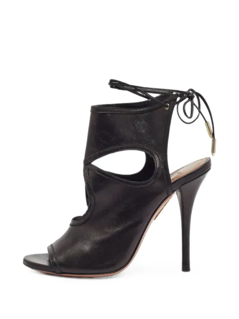 Aquazzura Sexy Thing cutout sandals Black 1383590