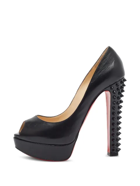 Christian Louboutin Pre-Owned Babel Clou platform pumps Black 1387676