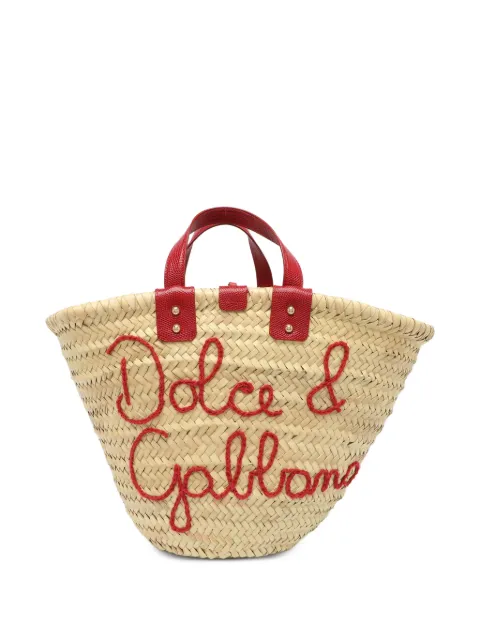 Dolce & Gabbana Pre-Owned Kendra lizard-embossed tote bag Neutrals 1361357