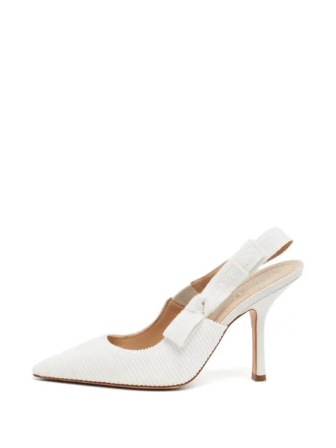 Christian Dior Pre-Owned J'Adior bow-detail slingback pumps White 1402039