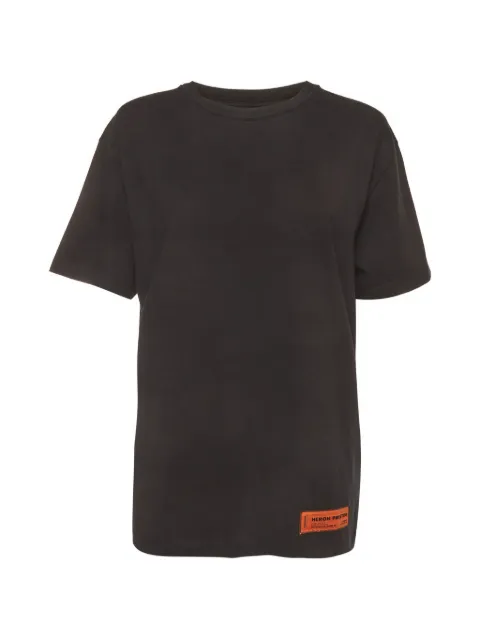 Heron Preston logo-appliqué crew-neck T-shirt Black 1404412