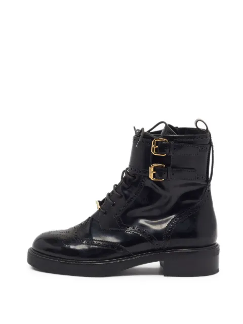 Louis Vuitton Pre-Owned Midtown combat boots Black 1402957
