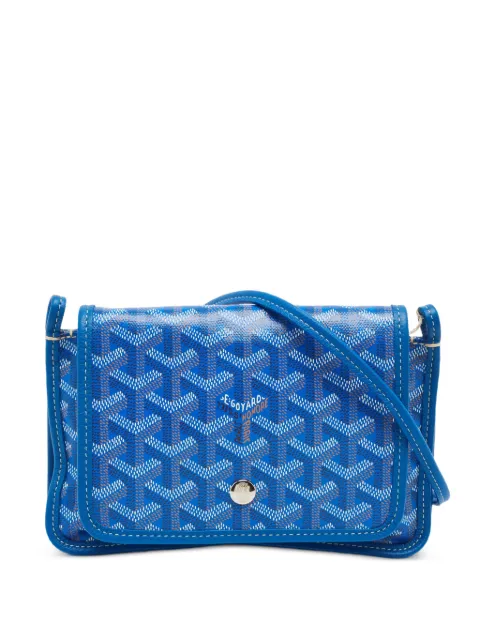 Goyard Pre-Owned 2022 Plumet Goyardine crossbody bag Blue 1387643