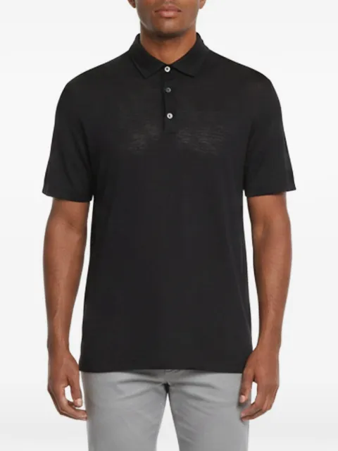 Ermenegildo Zegna Vintage short-sleeve polo T-shirt Black 1400048