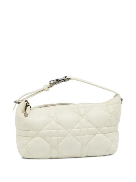 Christian Dior Pre-Owned 2022 medium Travel Nomad Macrocannage shoulder bag White 1398291