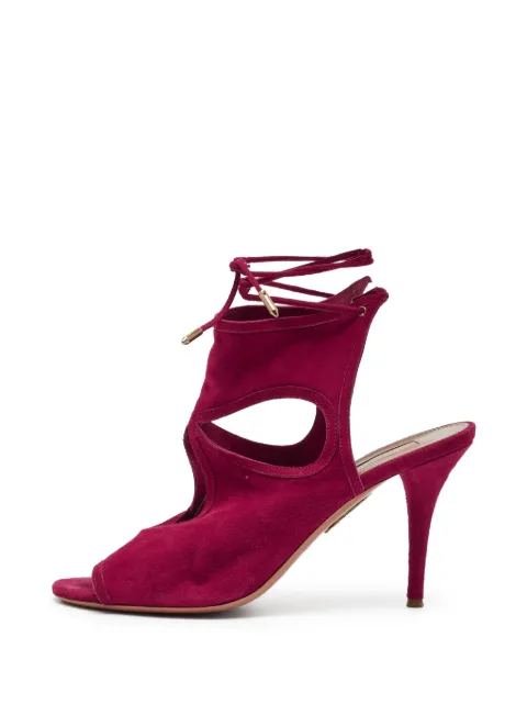 Aquazzura Sexy Thing cutout sandals Pink 1400636
