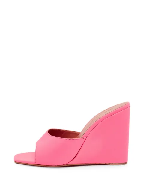 Amina Muaddi Lupita wedge sandals Pink 1399184