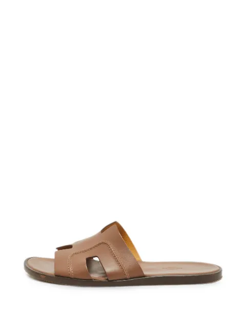 Hermès Pre-Owned Izmir H-cut sandals Brown 1398579