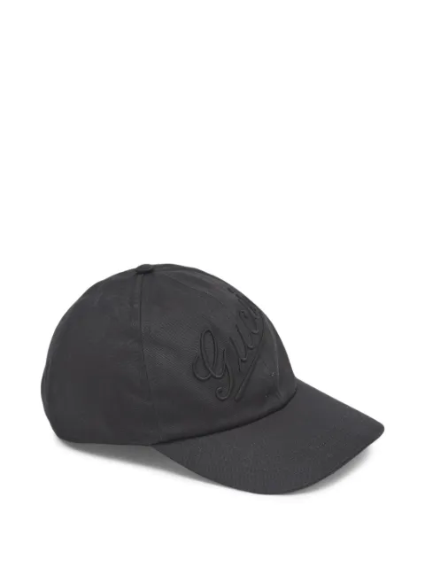 Gucci Pre-Owned logo-embroidered baseball cap Black 1392875