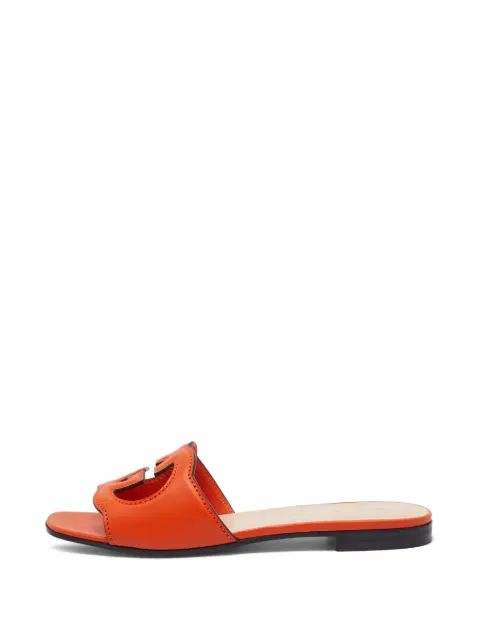 Gucci Pre-Owned Interlocking GG sandals Orange 1382874