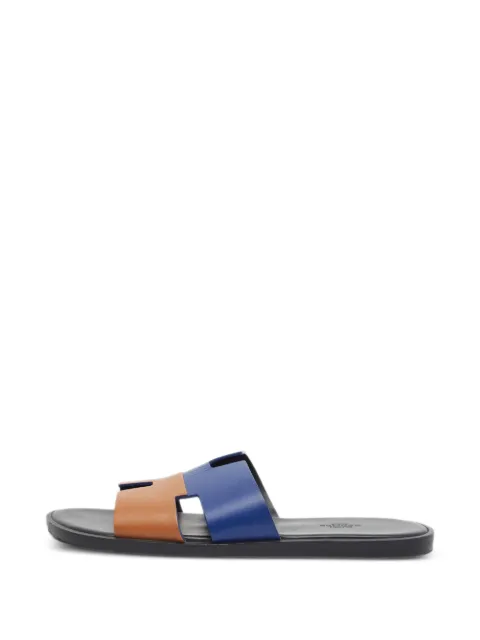 Hermès Pre-Owned Izmir H-cut flat sandals Blue 1388583