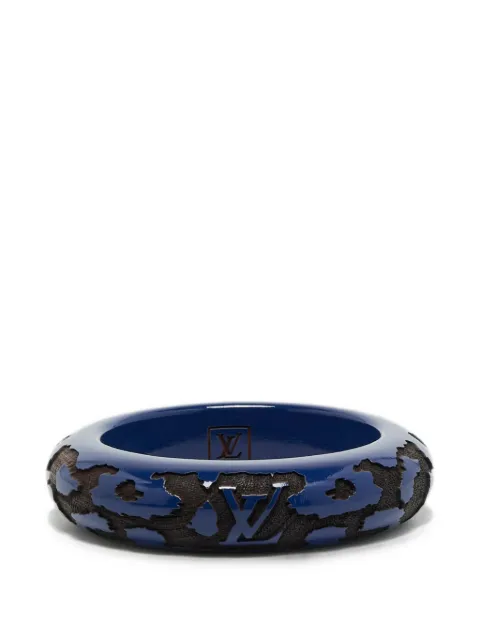 Louis Vuitton Pre-Owned LV wood bangle Blue 1387728
