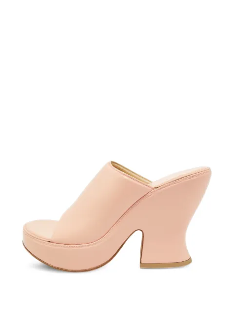 Bottega Veneta Pre-Owned Lagoon Bubble platform sandals Pink 1382843