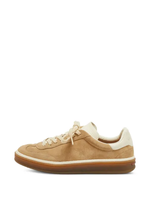 Loro Piana Pre-Owned Tennis Walk panelled sneakers Neutrals 1388814