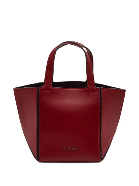 Michael Kors Vintage small Jordi leather tote bag Red 1401817