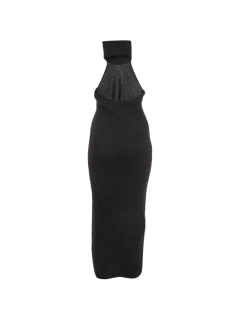 Magda Butrym halterneck knitted maxi dress Black 1380732