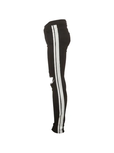 AMIRI side-stripe distressed jeans Black 1387747