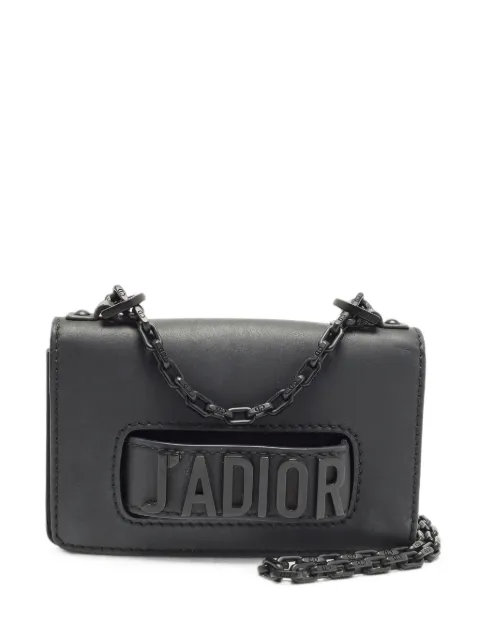 Christian Dior Pre-Owned 2019 mini J'Adior chain shoulder bag Black 1381494