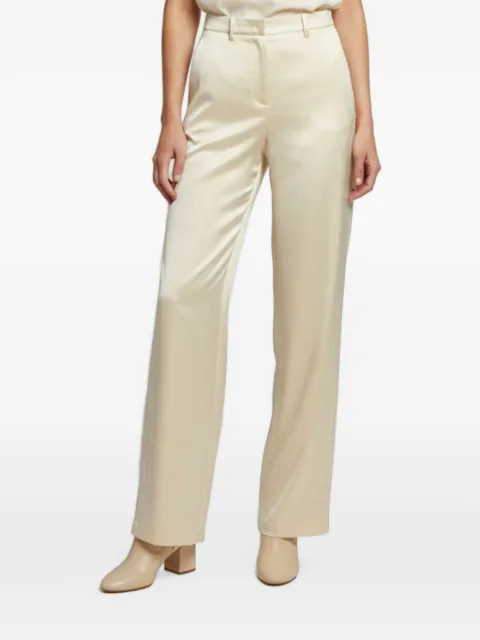 Magda Butrym satin palazzo pants Neutrals 1380794