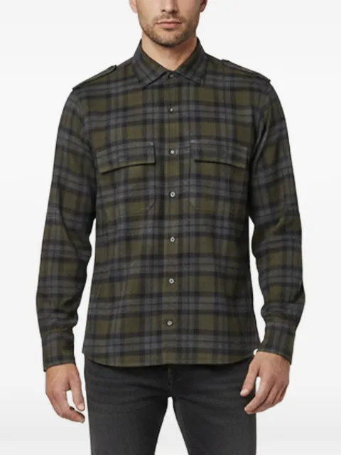 Loro Piana Pre-Owned Caral plaid overshirt Grey 1389009